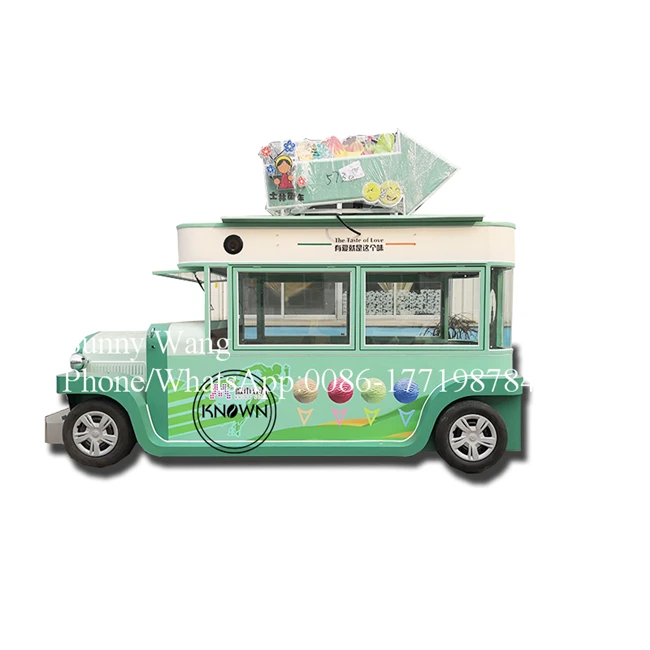 New street food vending cart Classic vintage food cart jalopy car mobile food trailer sale