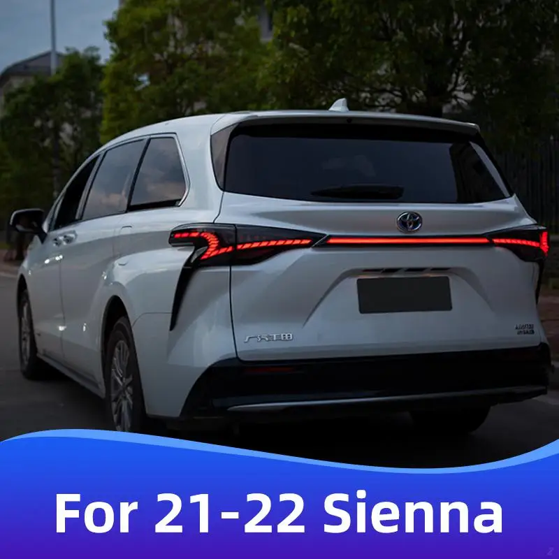 

Car For 2021-2022 Models Toyota Sienna Tail Lamp Led Fog Lights Drl G12 Style Hella Tuning Light Car Accessories Tail Lights