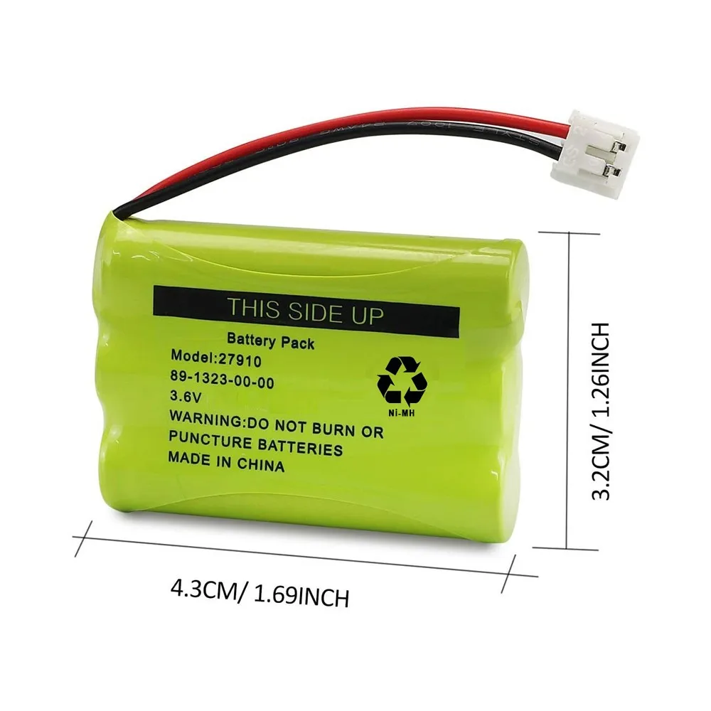 3.6V 800mAh 27910 akumulatorowa bateria telefoniczna do at & t 89-1323-00-0 Motorola SD-7501 RadioShack 23-959 23-894 Ni-MH 3.6V