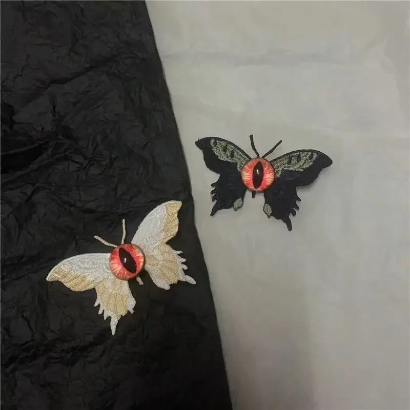 Schmetterling Stickerei Augen Haarnadel Clip Gothic Handwerk Dekoration Halloween Geschenk Spice Lolita Harajuku Jk Horror Punk