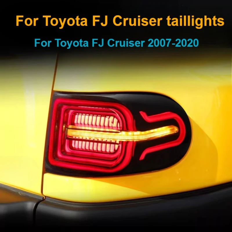

For Toyota FJ Cruiser 2007-2020 Tail Light Assembly LED Sequential Daytime Running Light Brake Light and Turn Signal Accessories