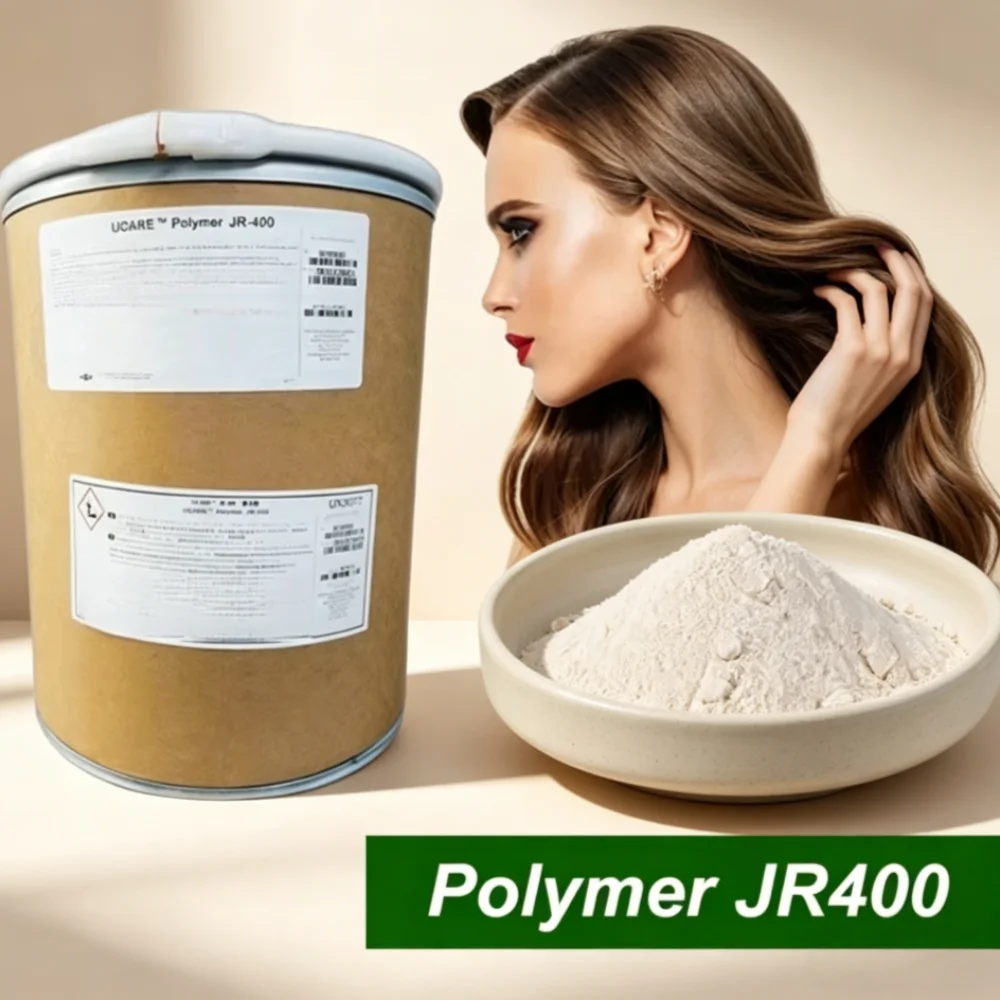Matière première cosmétique UCARE Polymer JR400 Polyquaternium-10 Conditionneur antistatique cationique soluble dans l'eau