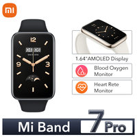 Global Version Xiaomi Mi Band 7 Pro With GPS Smart Bracelet AMOLED Screen Blood Oxygen Fitness Traker Waterproof Smart band