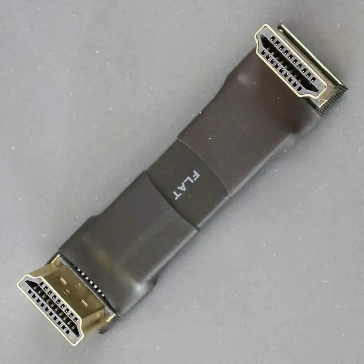 ADT ข้อศอก HDMI 2.0 ประเภท A ชายชายแบนสายขึ้นลงมุมสําหรับ FPV Aerial Photography กล้อง Gopro