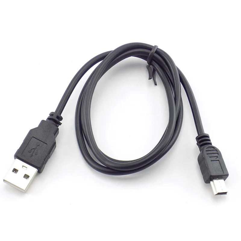 High-speed USB 2.0 Naar Mini USB 5-Pin Sync Kabel Data Opladen Power Verlengsnoer Connector splitter Voor MP3 MP4 D5