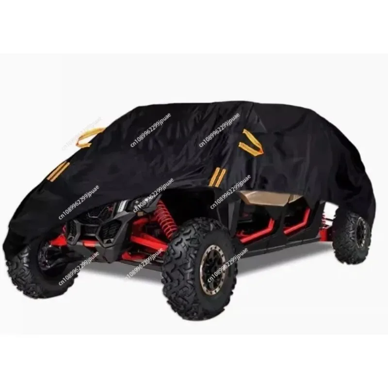 134*73*60 Inch 2 Doors UTV Storage Cover Waterproof Protective Cover for 4x4 Utility Vehicle 2017-2025