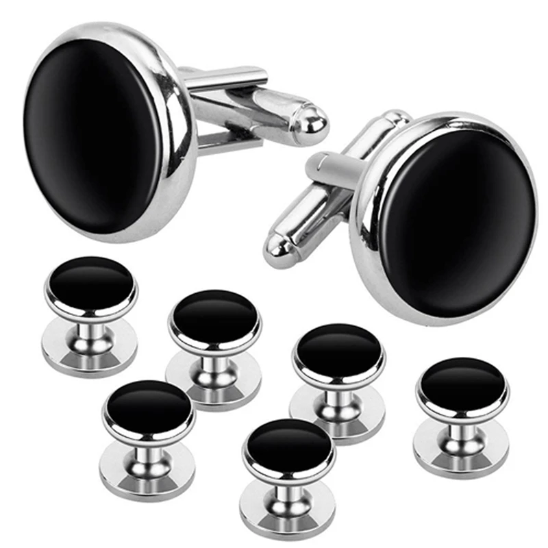 

Cufflinks And Studs Set For Tuxedo Shirts Business Wedding 8 Cufflinks And 24 Studs