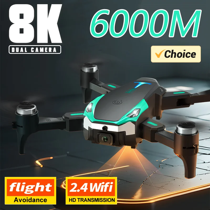 KBDFA S25 드론 전문 5G 8K HD 카메라, 항공 사진, GPS 없음, 4 면 장애물 회피, RC 접이식 쿼드콥터 