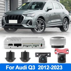 Carsanbo Car Surround View 360 Panoramic Camera With WDR For Audi Q3 2012 2013 2014 2015 2016 2017 2018 2019 2020 2021 2022 2023