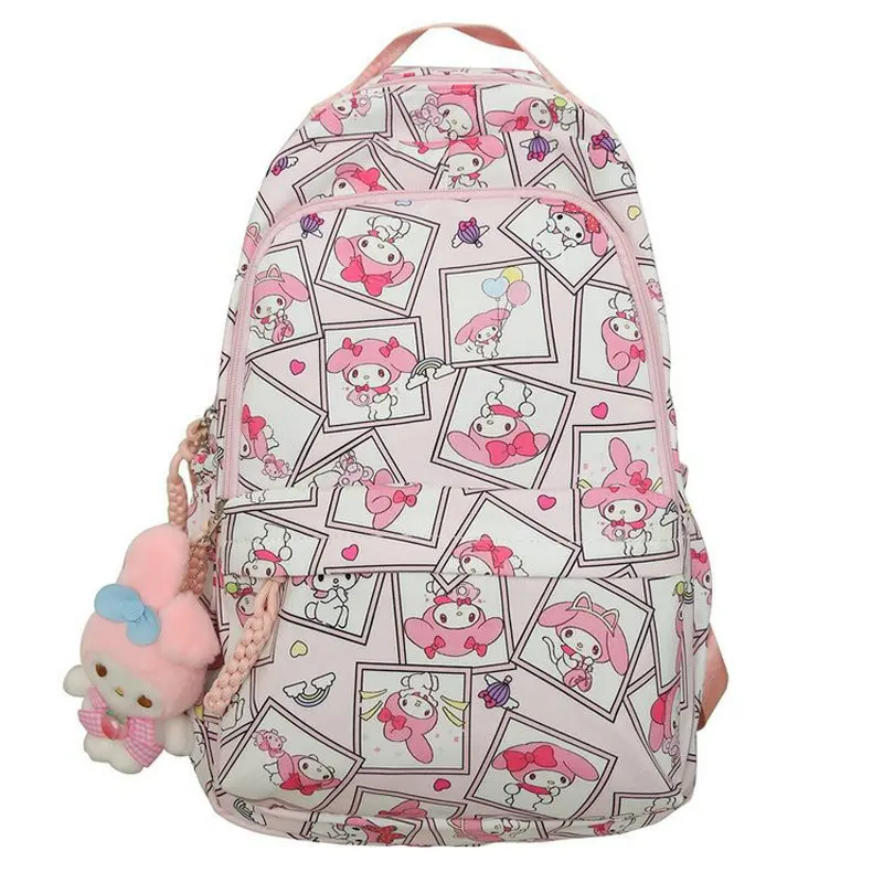 Hello Kitty mochila Backpack For Girls Womam Cartoon Cute college Students Large Capacity Lightweight Schoolbag Travel bag