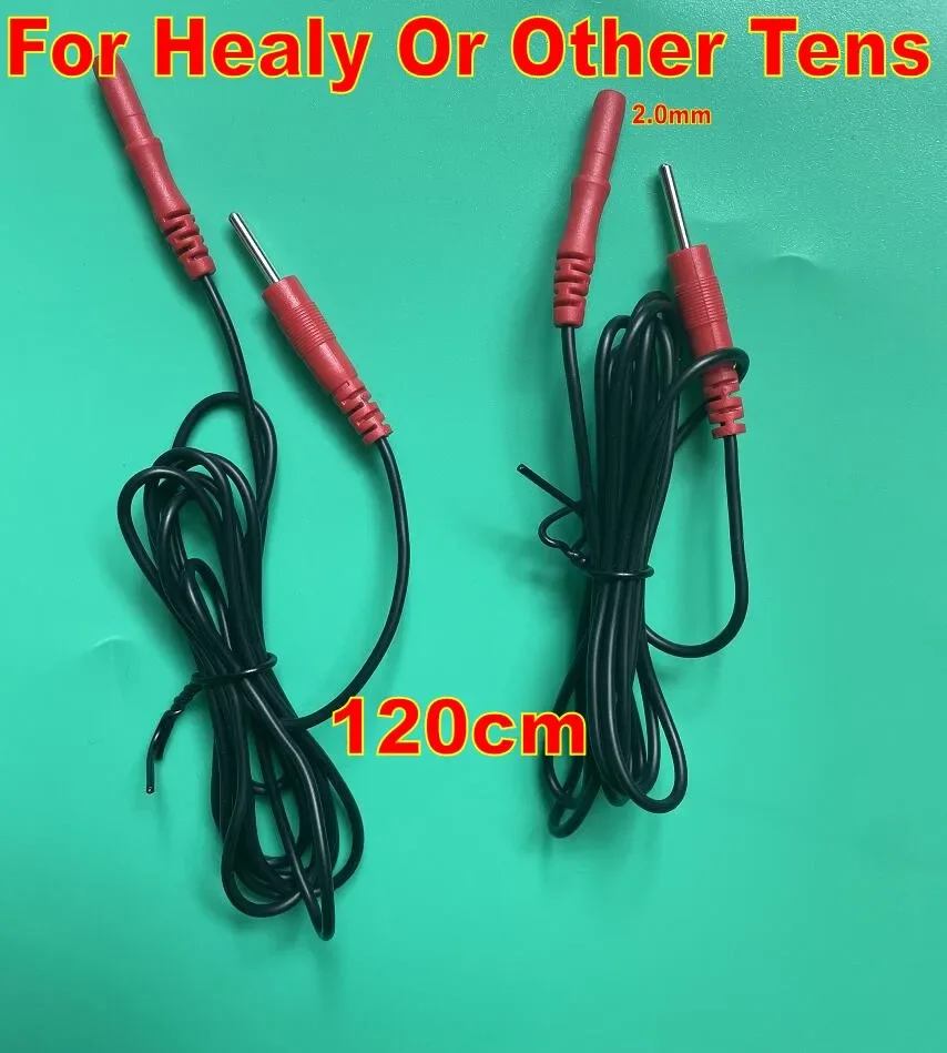 10pcs（5pairs） HEALY EAR CLIP COMPATIBIE ELECTRODE CONNECTION CABLES LEADS WIRES CORD BRACELETS ADHESIVE ELECTRODES ACCESSORIES