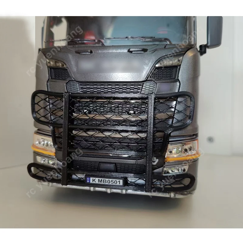 1 قطعة المصد الأمامي البلاستيكي/بار الثور ل Huina 501d 770S RC نموذج شاحنة ثقيلة مقلد حماية الحرس ترقية أجزاء الديكور #3