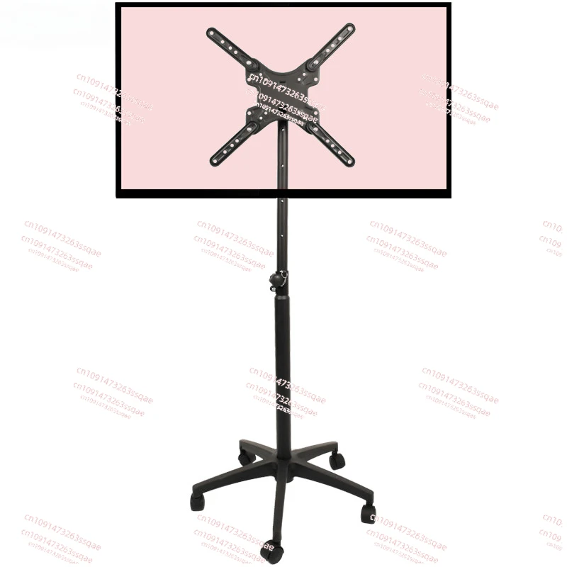 32-55 inch monitor floor-to-ceiling movable bracket, TV mobile cart, monitor bracket, no punching