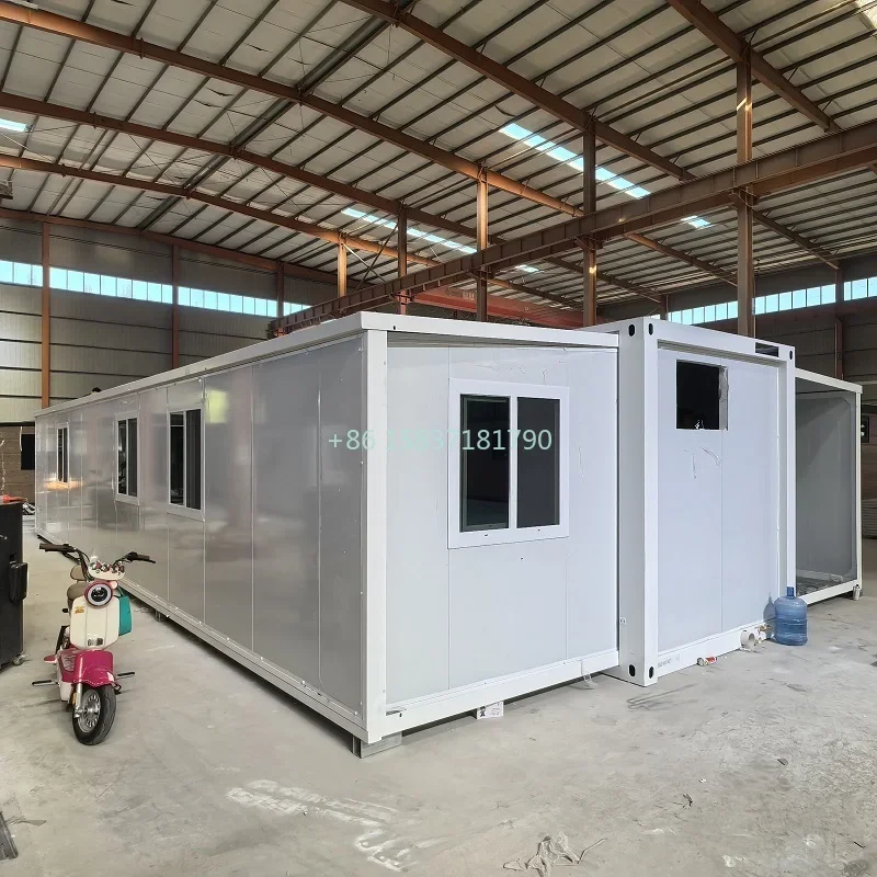 Prefab Folding Container House Detachable Double Wing Container House Modular Office Back Yard Mobile Container Home Australia