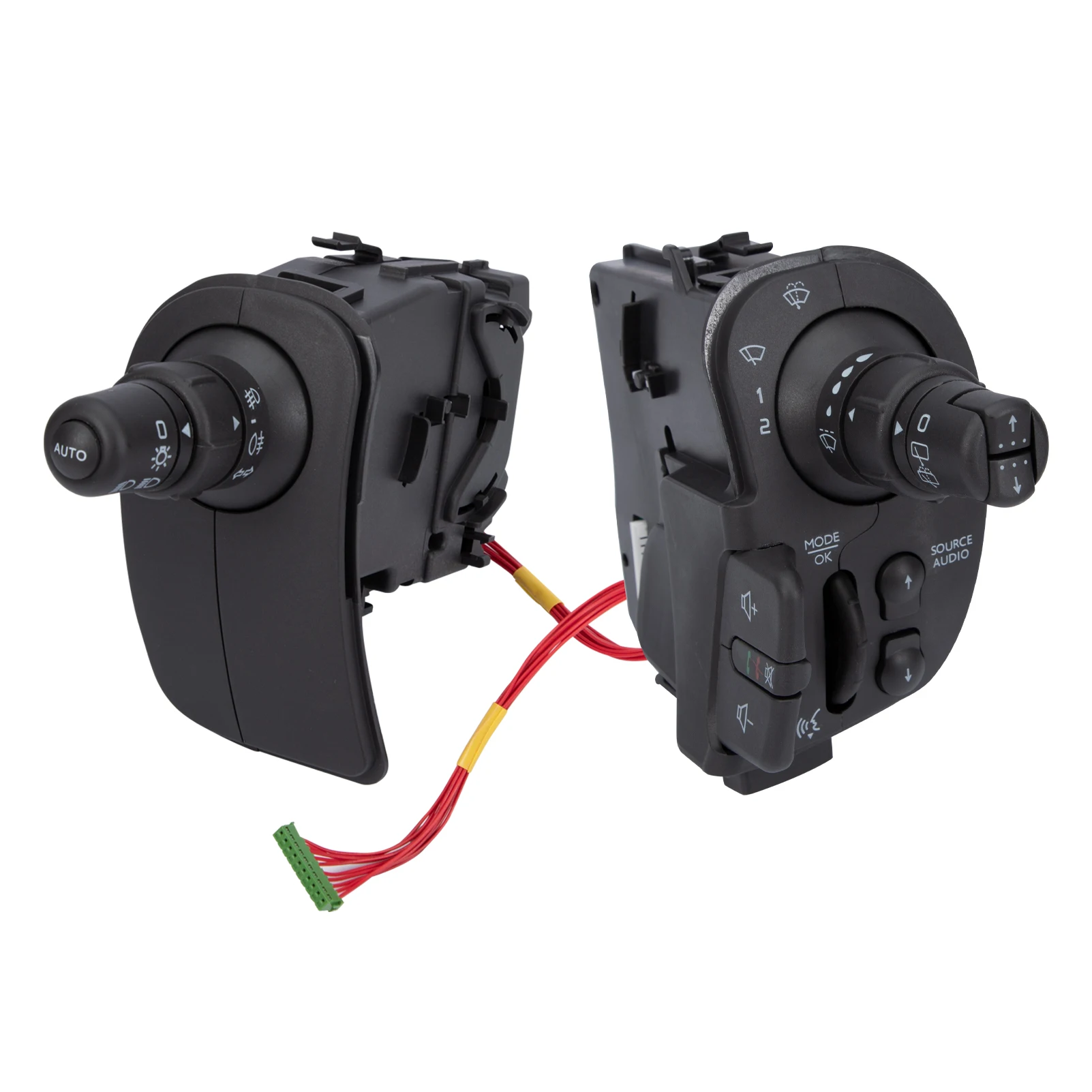 1 Pair Headlight Light Wiper Switch Indicator 7701057088 8201590638 7701057090 For Renault Kangoo Grand Modus Clio III 1.5dCi