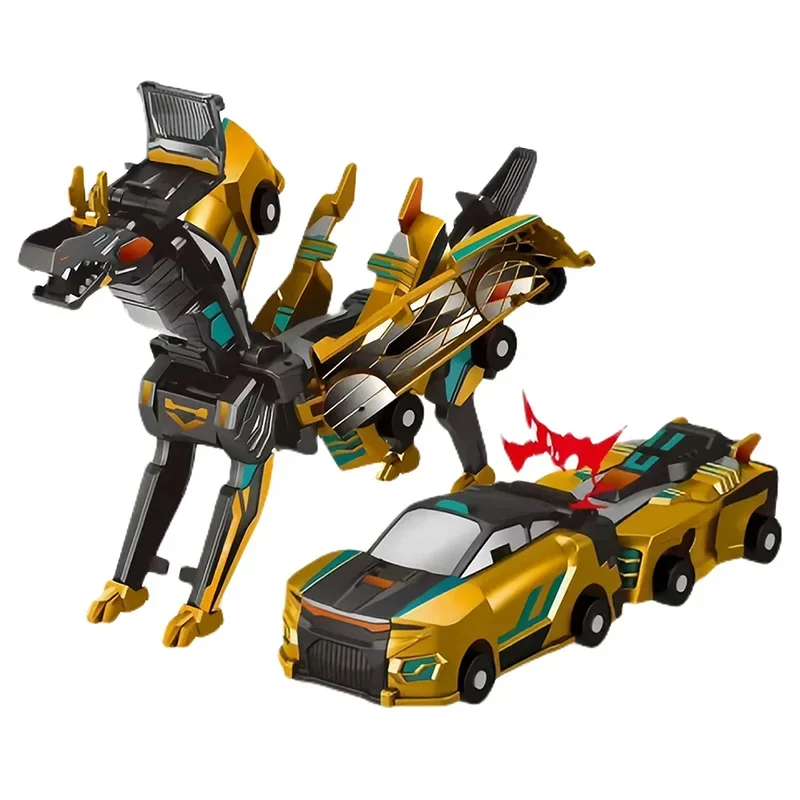 Ultimate Unicorn Car Robot Deformation Toy Collision Automatic Deformation Inertia Sliding Car Model Toy Gift