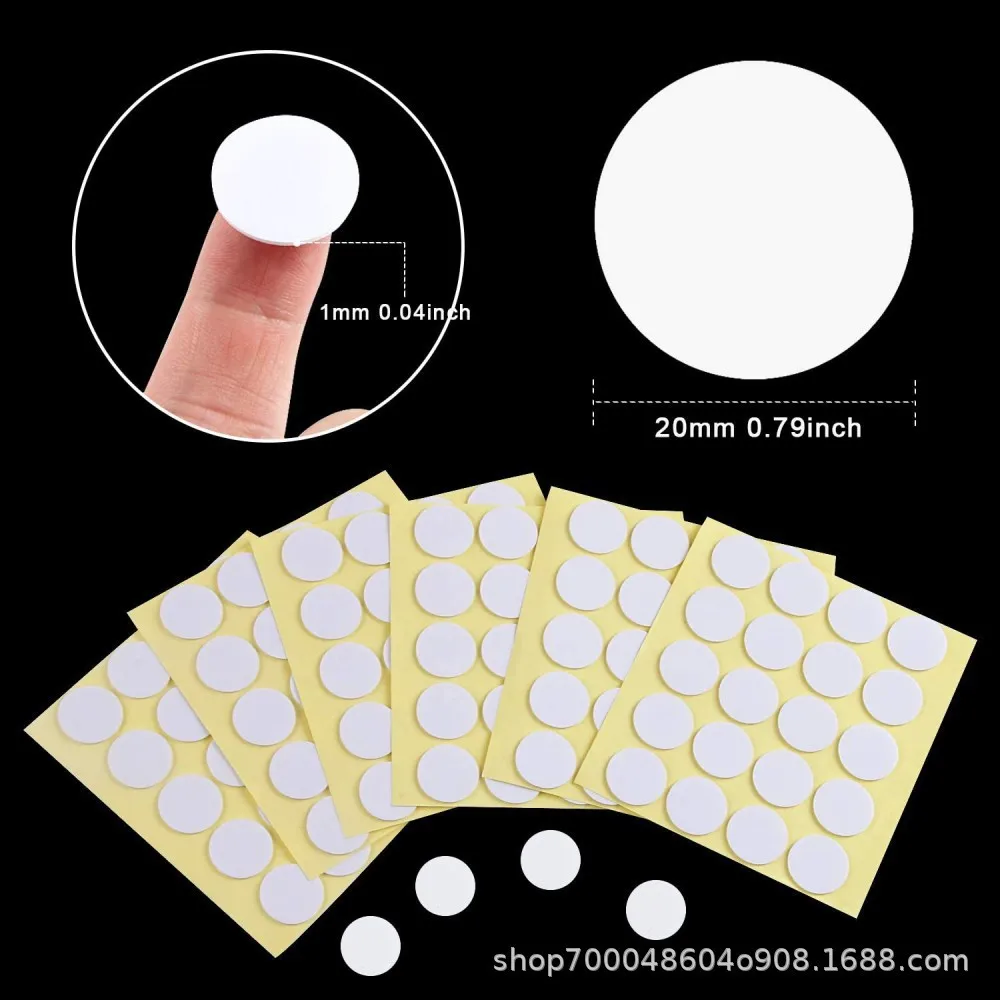 200pc Candle Wick Stickers Adhesive Heat Resistance Foam Double-sided Tape for Wax Fixed Base Holder Stand Candle Making Supplie