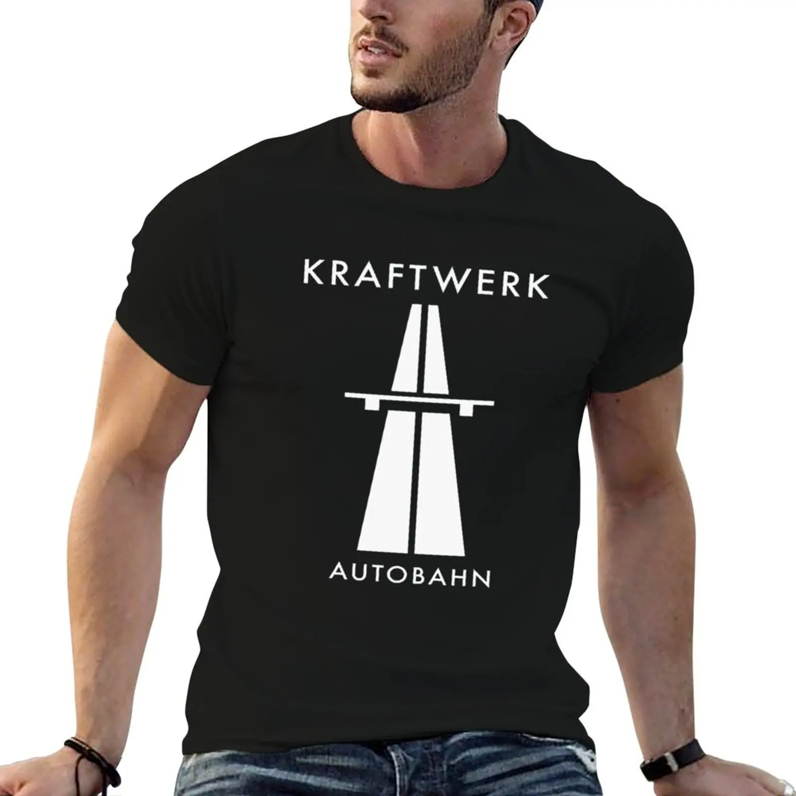 Kr?ftw?rk Aüt?b?hn Sh?rt St??k?r H??d?? تي شيرت إم سك