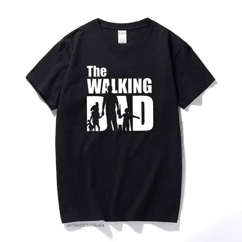 

The Walking Dad Mens T Shirt Funny New Father Dead Daryl Camisetas Hombre Cotton Short Sleeves T-Shirt Streetwear Tops