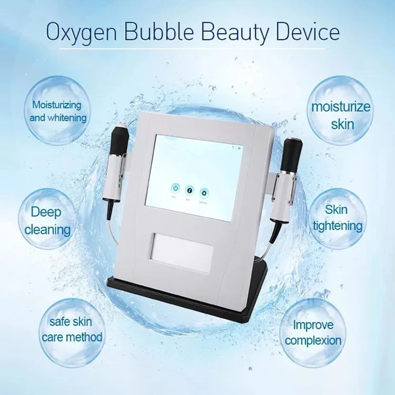 3 In 1 Ultrasound Oxygen Bubble Facial Lifting Skin Care Whitening CO2 Oxygention Therapy Skin Rejuvenation Moisturizing Machine