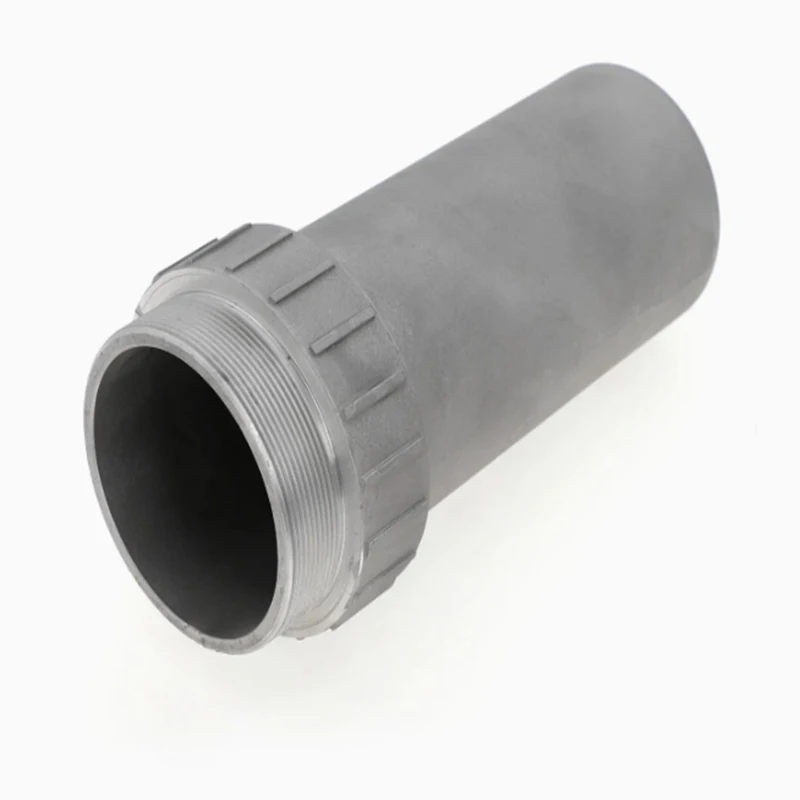 Custom CNC machined aluminum/stainless steel industrial pipe fittings with threaded connection fittings