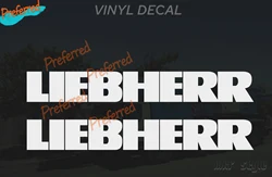 Liebherr Decals - Vinyl Cut Decals - Cranes, Trucks, Forklifts, Material Handling