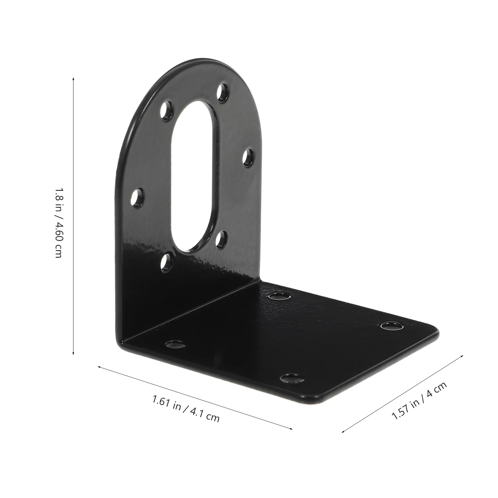 

6pcs Dc Gear Bracket 37Mm Motor Mounting Base Anti-Rust Coating For Robotics Car Replacement Geared Motor L-Shaped Holder