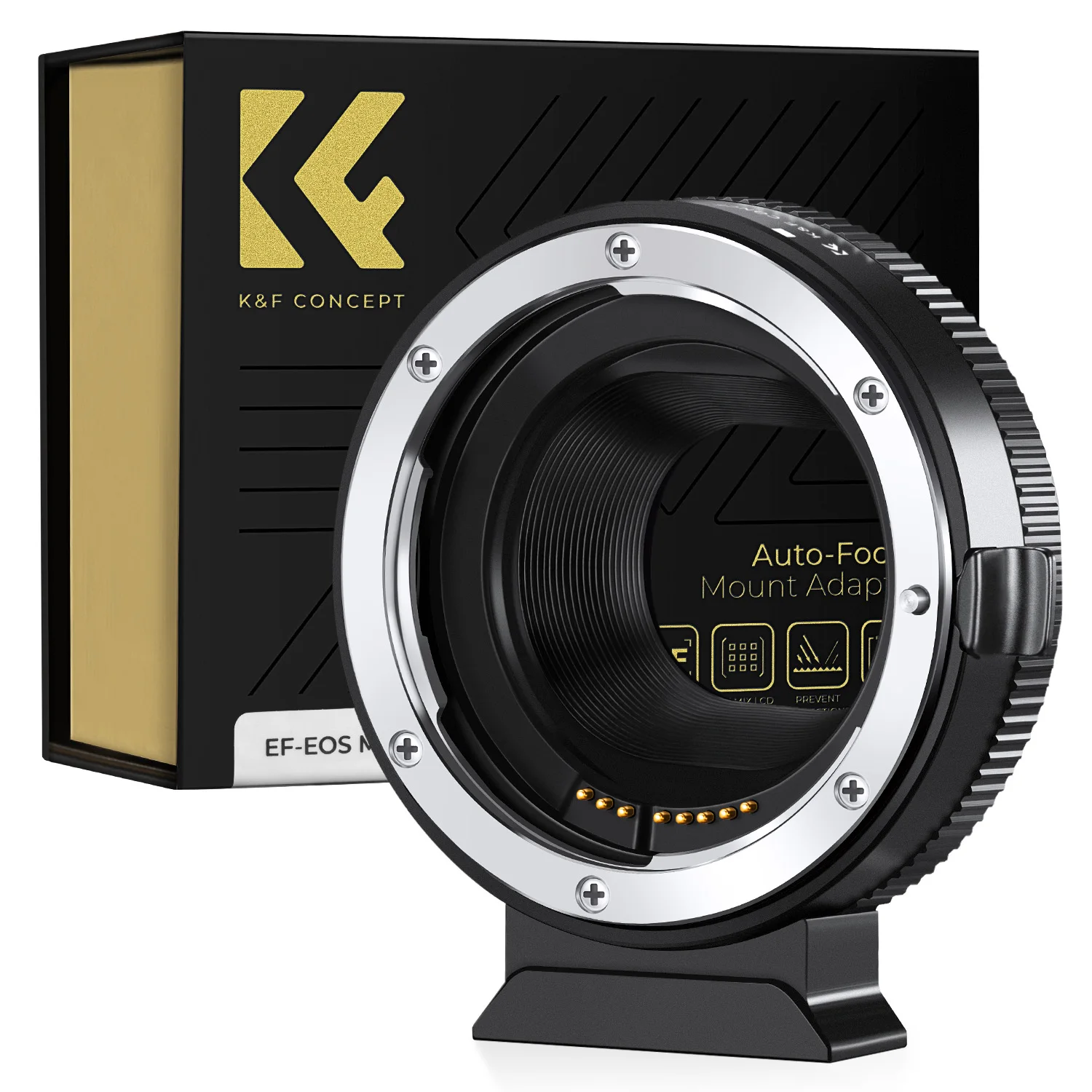 K&F Concept EOS to EOS M II Auto Focus Lens Adapter for Canon EF EFS Mount Lens to Canon EOS M M1 M2 M3 M5 M6 M50 M100 Camera