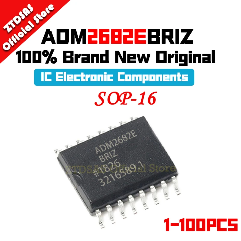 New Original ADM2682EBRIZ ADM2682EBRI ADM2682EBR ADM2682EB ADM2682E ADM2682 IC Chip SOP-16