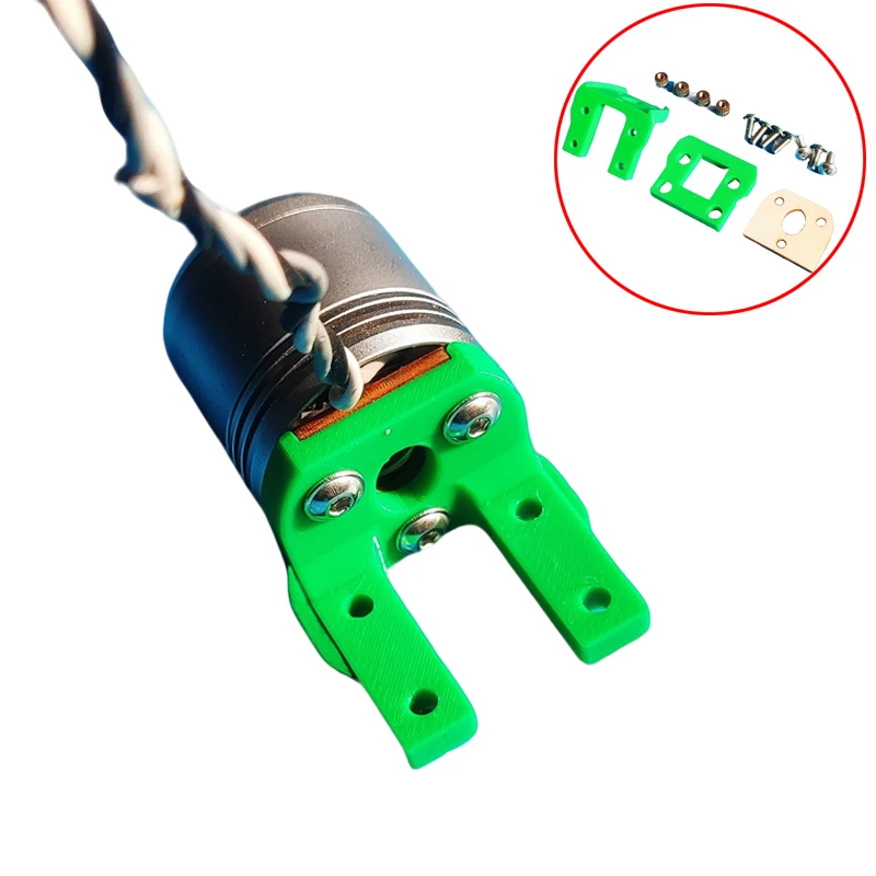 1PCS RC Boat Motor Mount 3D Printing Fixing Seat with Heat Insulation Pad Modified Accessories for DJI 2312S Brushless Motor