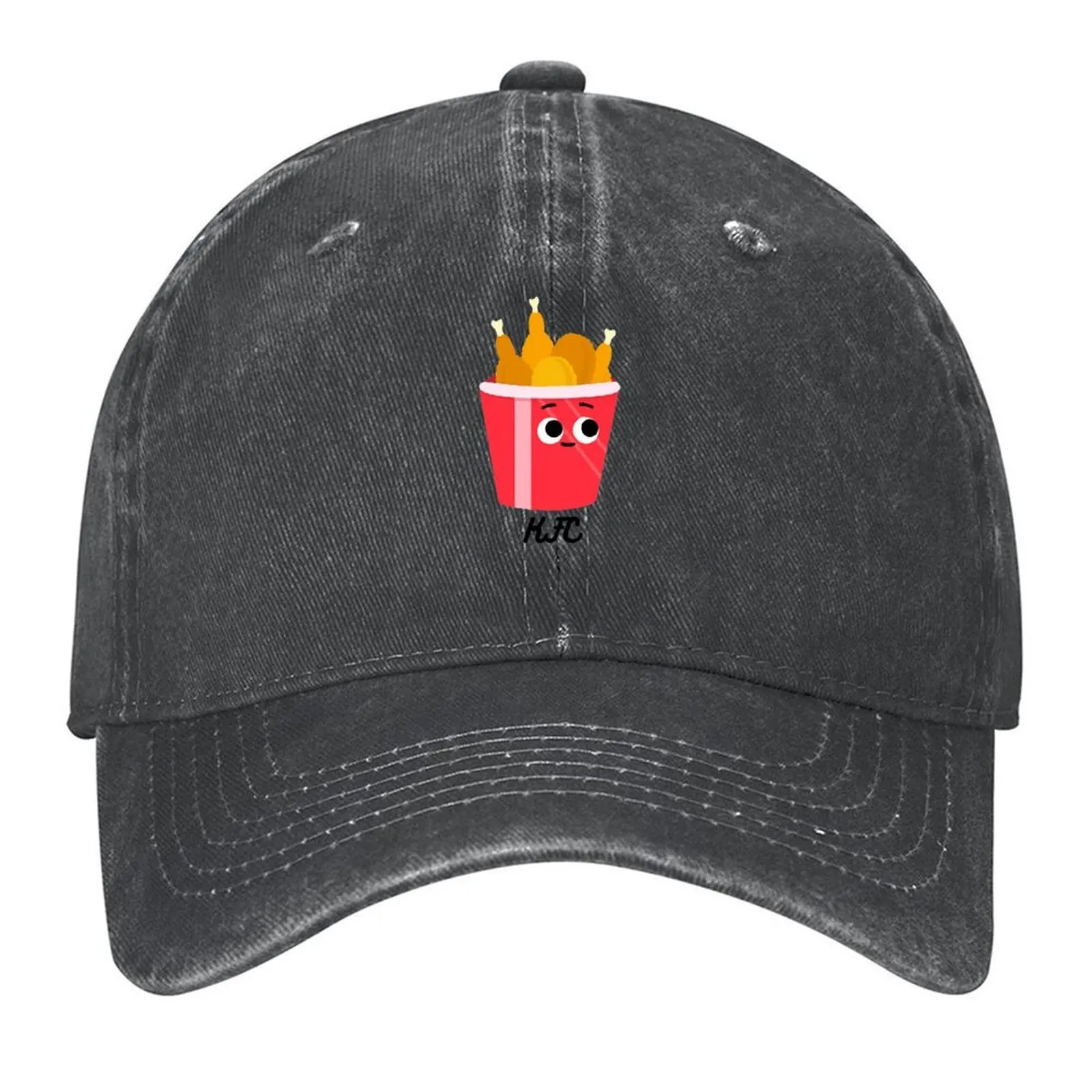 

KFC MEME Baseball Cap tea Hat golf hat genuine Big Size Hat Designer Men Caps Women's