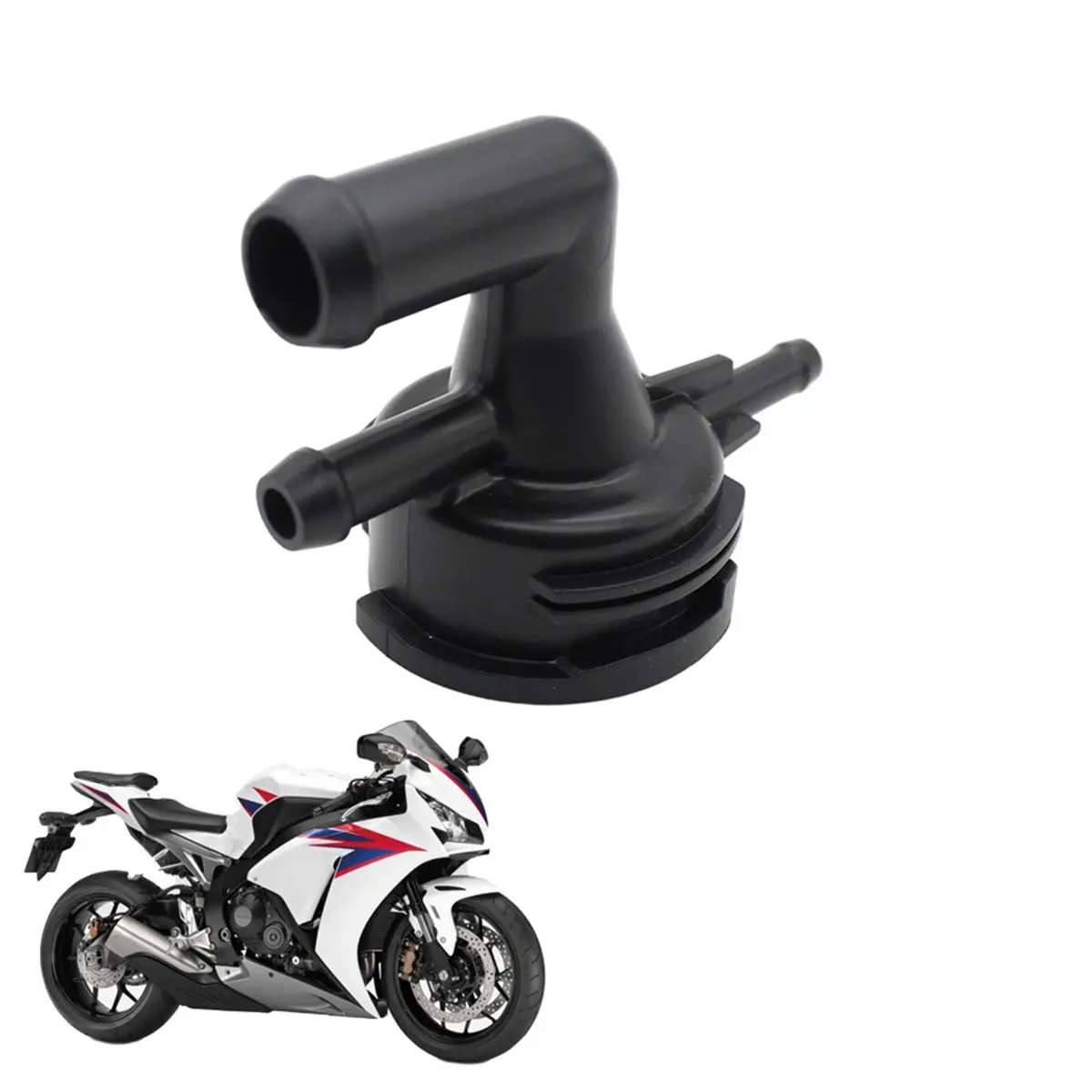 Compatible Motorcycle Radiator Fill Filler Neck Water Tank Connector Interface Water Inlet for CBR1000RR 2008-2013