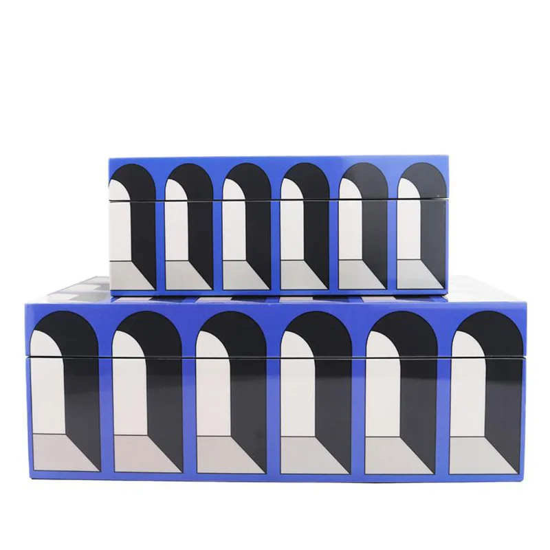 

Легкий и стильный современный минималистичный ящик для хранения, декоративный органайзер, украшение для полки в кабинете, предметы домашнего декора