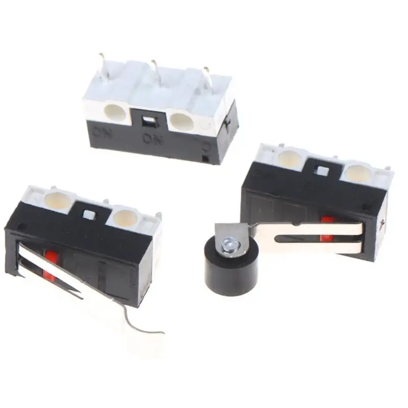 20 Stück PCB-Anschluss-Mikro-Endschalter 3-polig SPDT NO NC 1A 125V Roller für Verkaufsautomaten-Teile – Detail 6