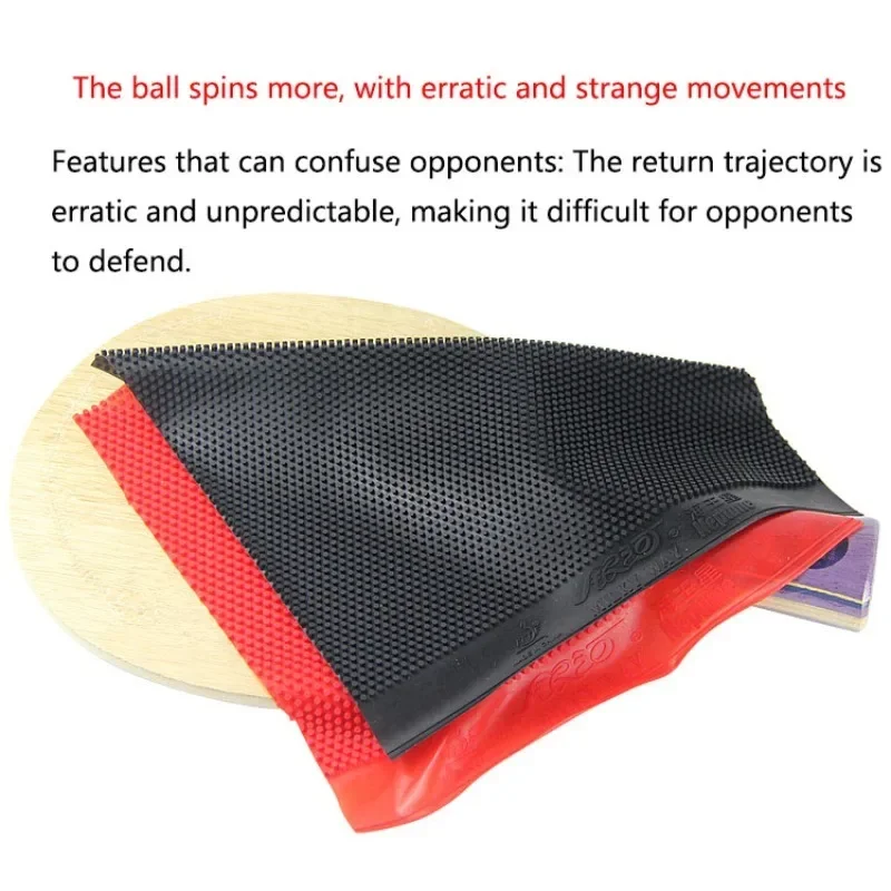 YINHE Neptune Special Cured Table Tennis Rubber OX Long Pips Medium Pips Huang Jianjiang Ping Pong Rubber ITTF Approved Attack view 2