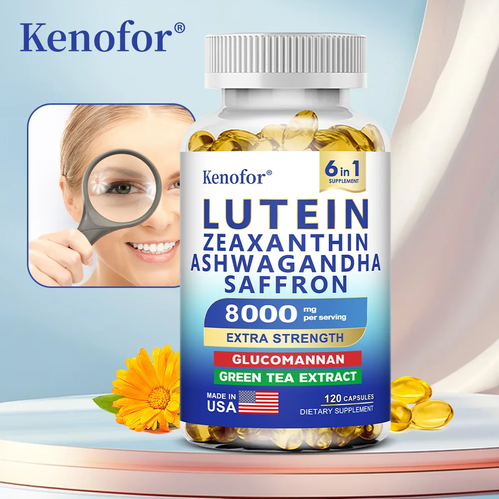 

Капсула лютеина с Zeaxanthin & Ashwagandha, снятие размытого зрения и сухими глазами, уменьшает усталость глаз, для зрения и здоровья глаз