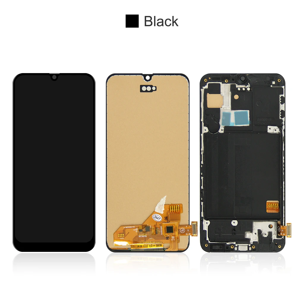 A40 TFT Screen Assembly for Samsung Galaxy A40 A405 A405F A405FN Lcd Display Digital Touch Screen with Frame Replacement