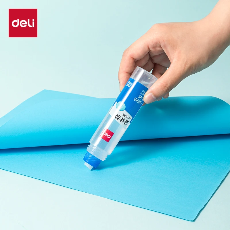 Deli 1/2pcs 50ml 125ml Liquid Glue Super Glue Quick-drying Strong Formaldehyde-free School Supplies Stationery Office Supplies