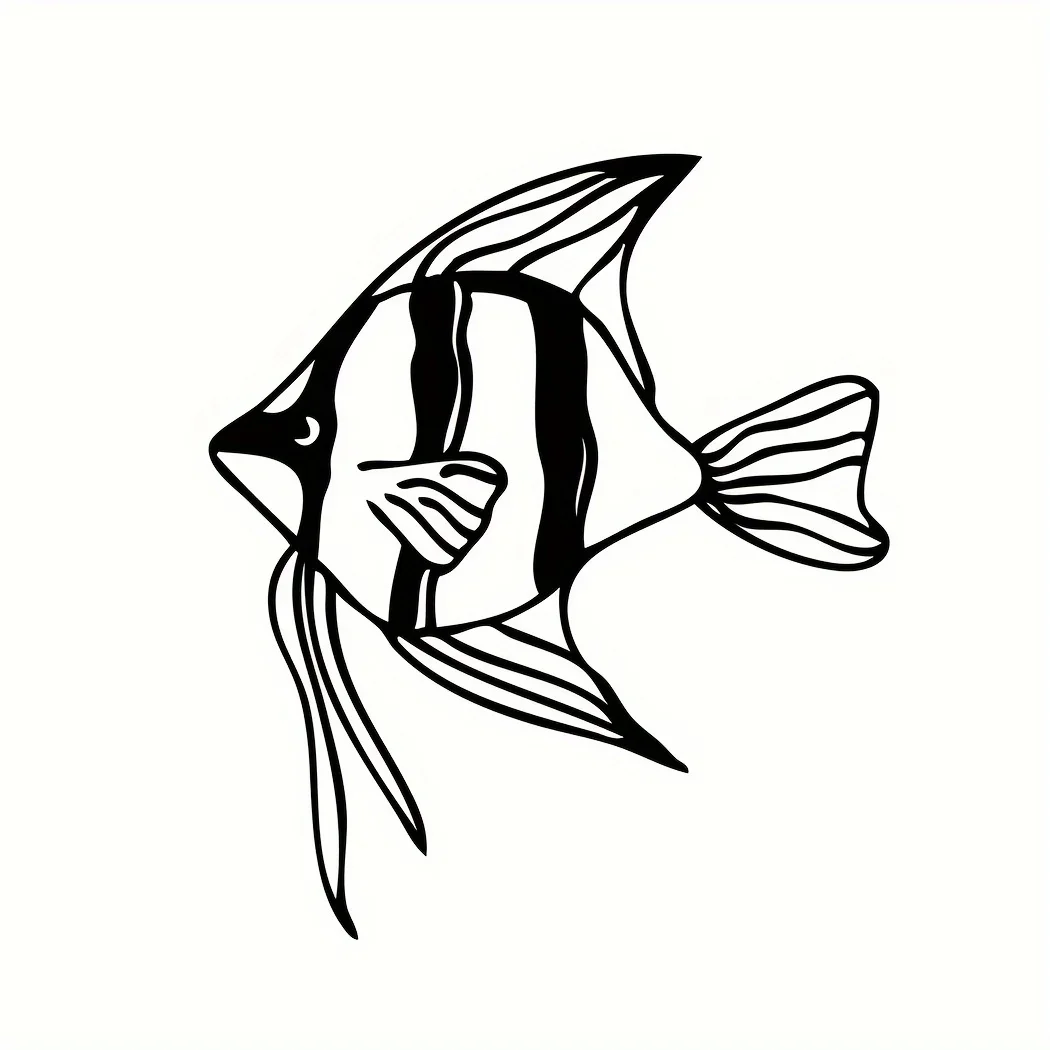 Arte da appendere alla parete di pesce in metallo, decorazioni per la casa della scuola di pesce, ornamento nautico in metallo di grandi dimensioni, decorazioni per la casa interne uniche, arte sopra il letto