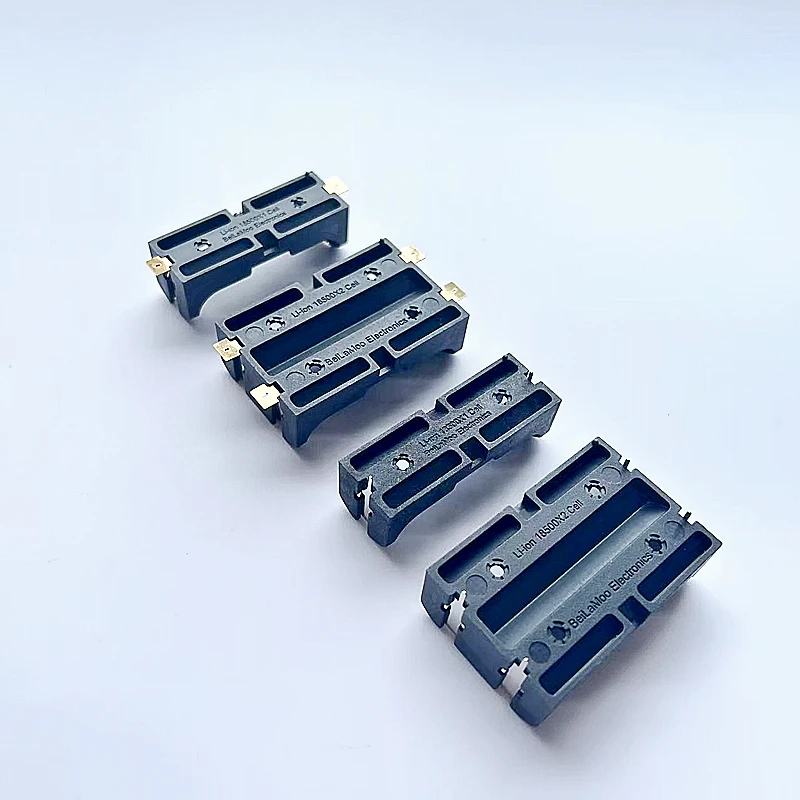 18500 Smt Battery Holder 18500 Battery Storage Case 1/2 Slot 18500 Case