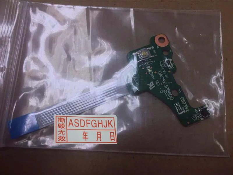 

Original Power Button Board FOR HP Pavilion 15-e Series DA0R68PB6D0 720673-001 100% working perfect