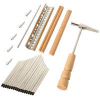 1 set Kalimba Thumb Piano DIY Accessories Kit 17 Keys Metal Replacement Parts Premium Wear Resistance Easy Assemble Gifts
