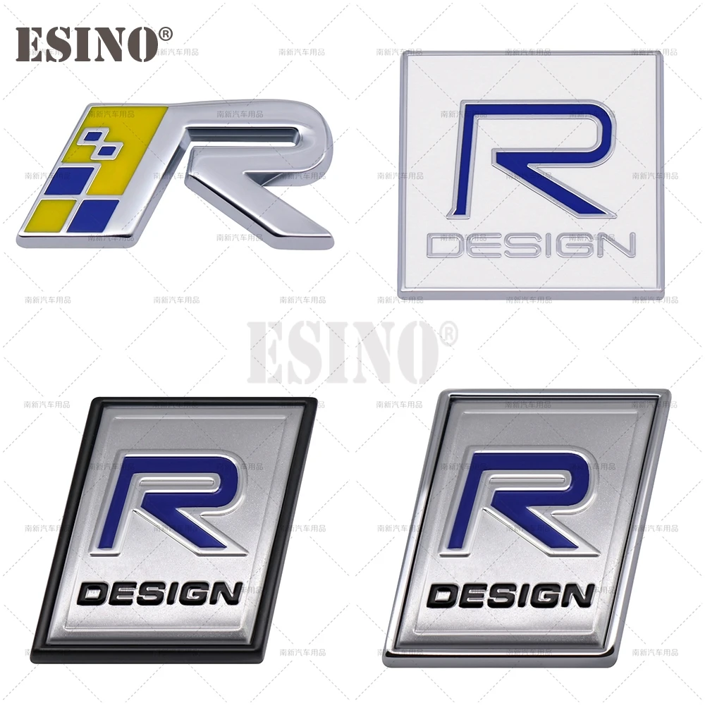 

Стайлинг автомобиля 3D R дизайн ABS клей задний багажник эмблема значок наклейка для Volvo XC40 XC60 XC70 XC90 V40 V60 V90 S40 S60 S80 S90