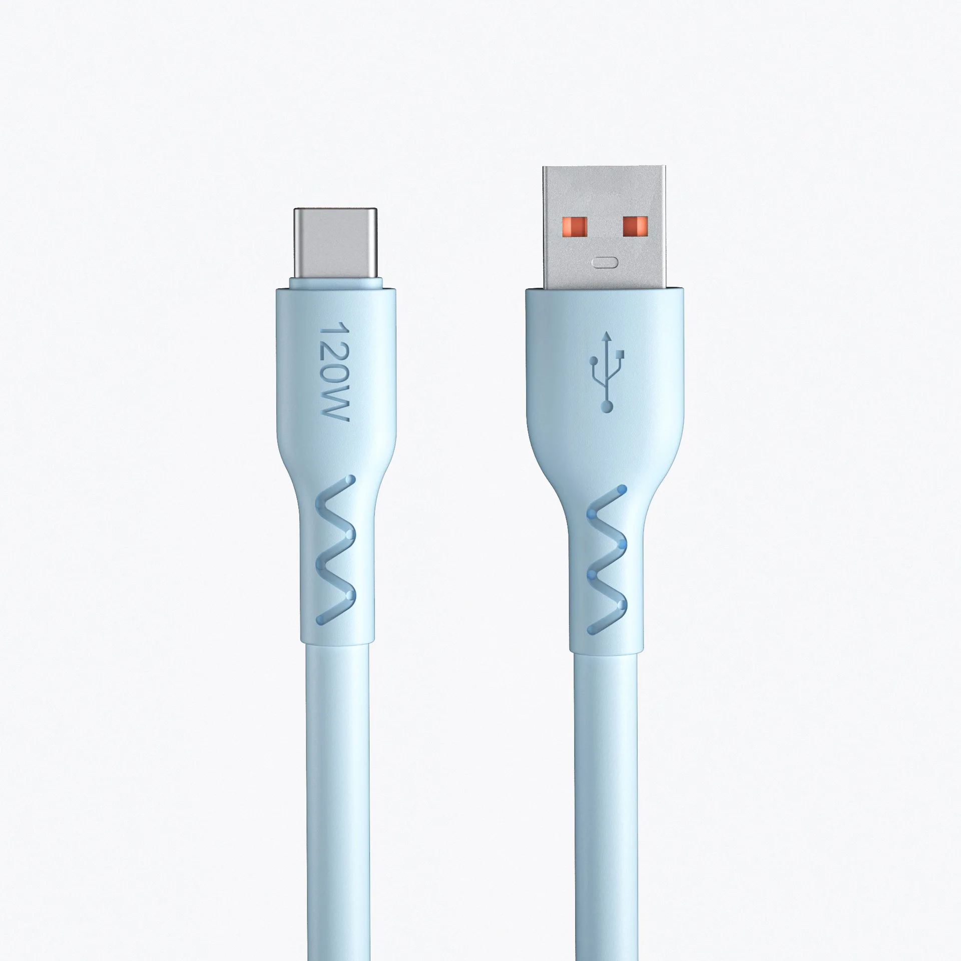 Factory direct supply 120W thickened super fast charge data cable suitable for iphone14 Android Typec1m 2m charging cable