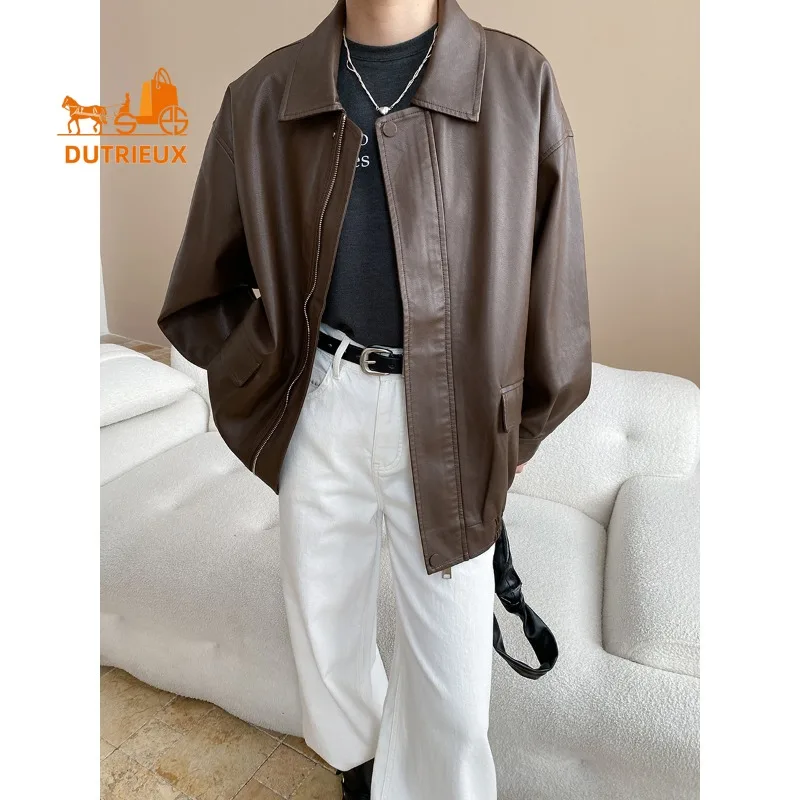 New Spring Autumn Women's Fashionable Motorcycle Real Leather Jacket, 100% Genuine Sheepskin, Simple and Elegant Coat for Women.