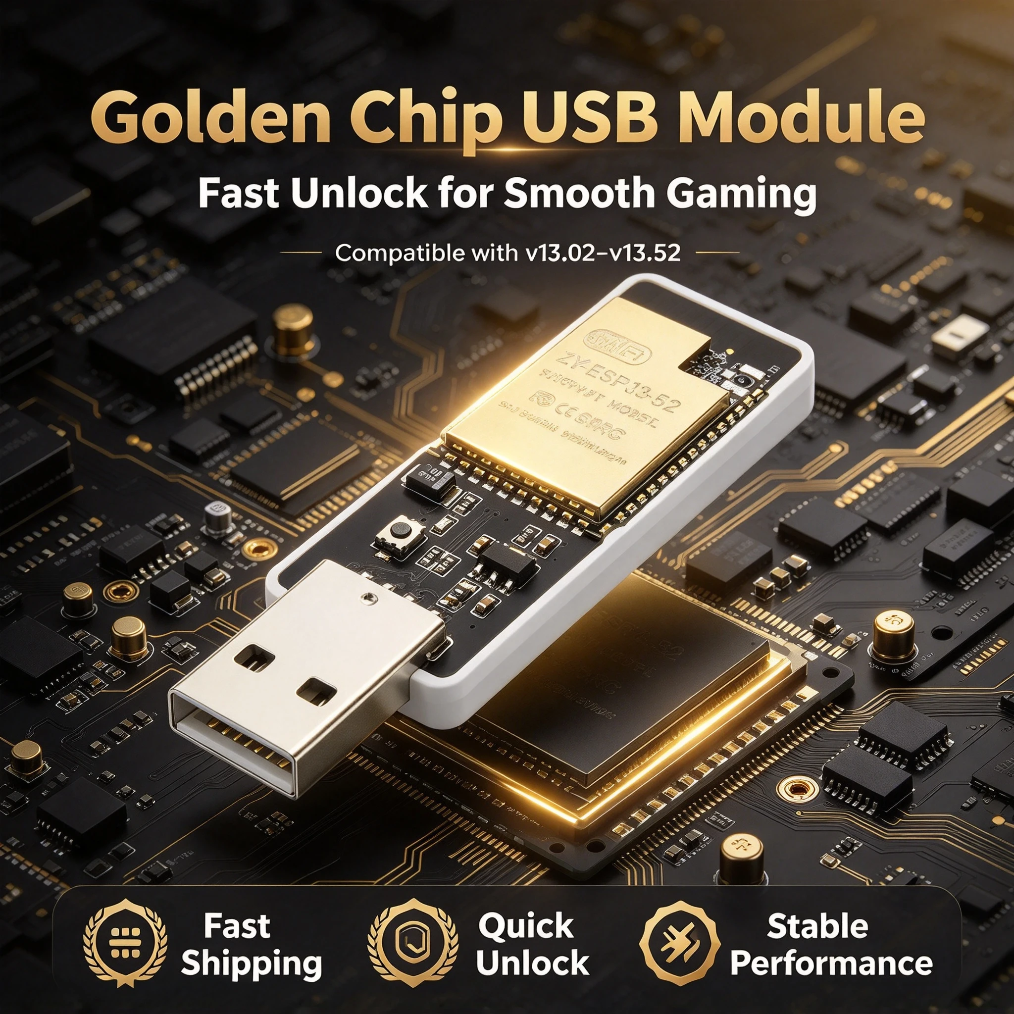 Latest Version GoldHEN for Ps4 Jailbreak Disc v13.02–v13.52 Bootable Eject Payload 1-Click Boot Tool ESP32-S2 Development Board