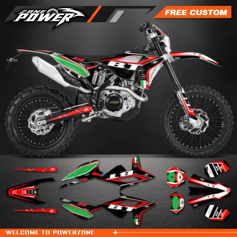 Powerzone Custom Backgrounds Graphics Decals Sticker Kits for Beta RR 125 200 250 300 350 390 430 480 2020 2021 2022 06