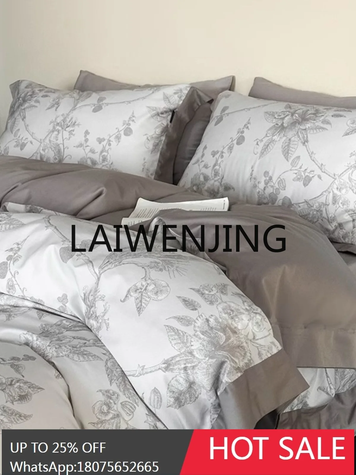 Four-Piece Set New Four Seasons Universal 100S Pure Cotton Digital Printing Long-Staple Cotton Bedding
