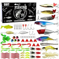 Calendario de Adviento para Pesca – 24 Señuelos y Accesorios