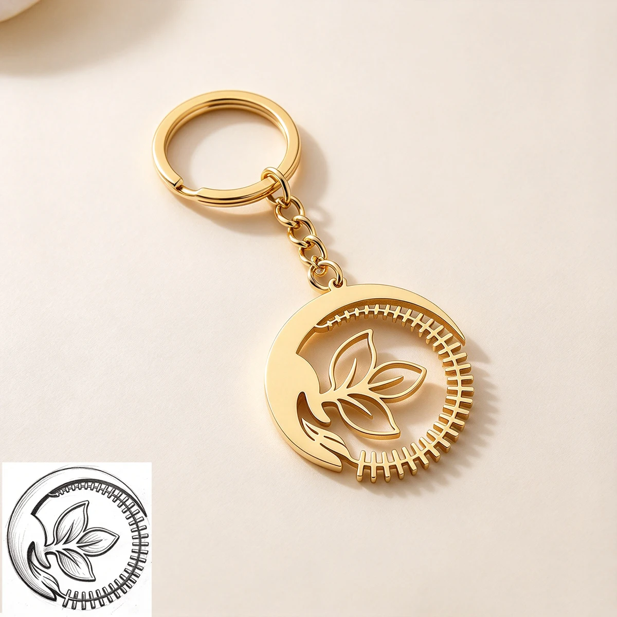 Custom Drawing Keychain for Women Men Personalized Graffiti Stainless Steel Charm Keychains Customized Jewelry Birthday Gifts